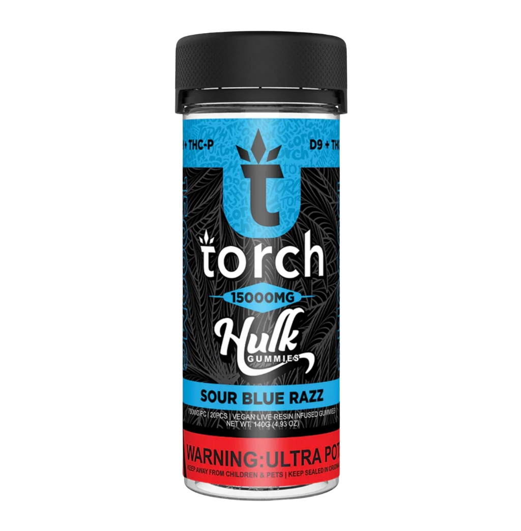 Torch Hulk Gummies - 15,000mg Total ( 20 Gomitas 750mg-C/u ) ¡Original!