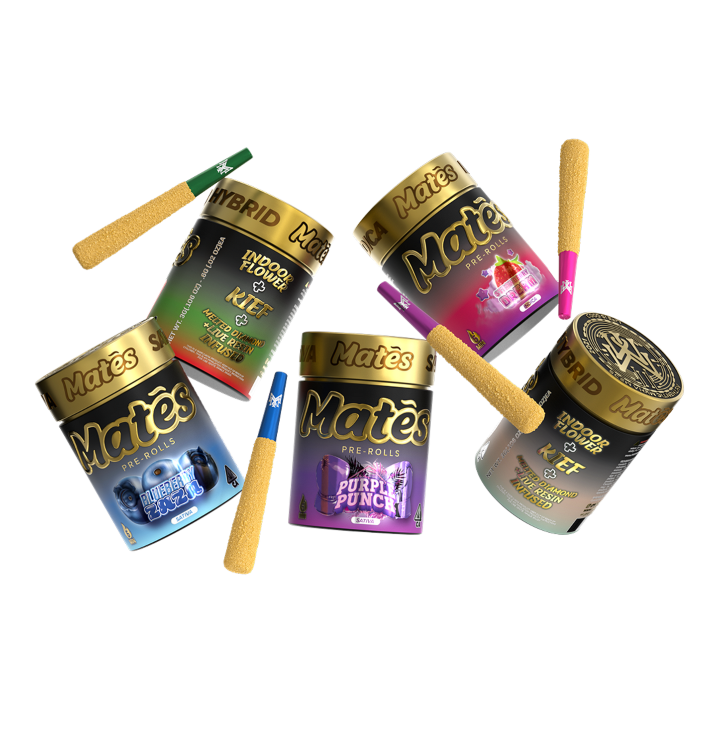 Mates Muha Meds - 5 pre-rolls ¡Original!