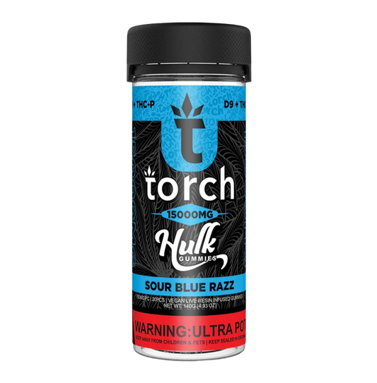 Torch Hulk Gummies - 15,000mg Total ( 20 Gomitas 750mg-C/u ) ¡Original!